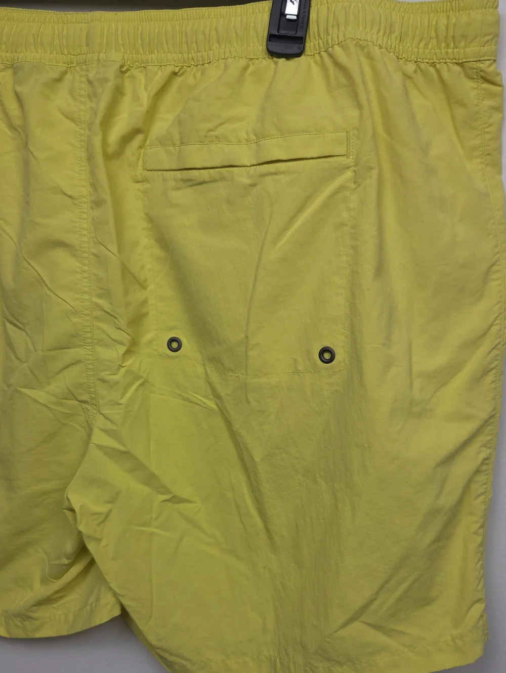 Orvis Men's Stretchy Neon Yellow Ultralight Swim Trunks Nylon Bathing Suit XXL